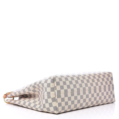 Louis Vuitton Damier Azur Graceful MM Rose Ballerine 4 of 15