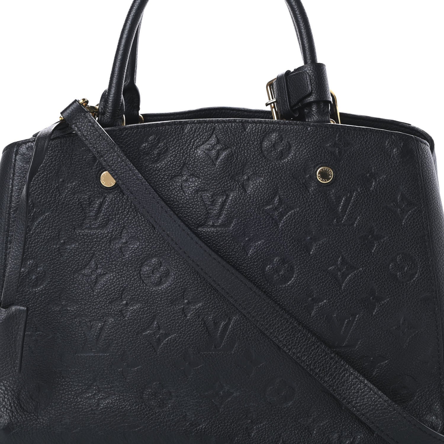 Louis Vuitton Empreinte Montaigne MM Black 8 of 14