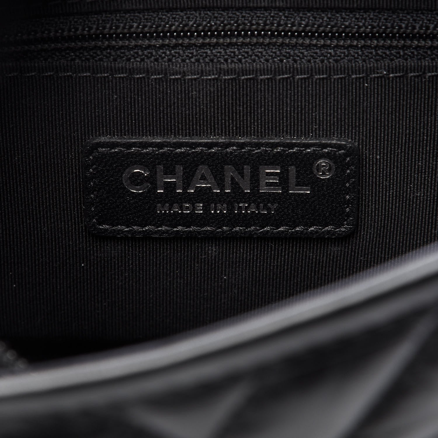 Chanel Aged Calfskin Chevron Quilted Small Gabrielle Hobo So Black 8 of 10