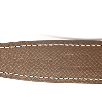 Hermes Epsom Swift 24mm My H Belt 90 36 Black Etoupe 5 of 7