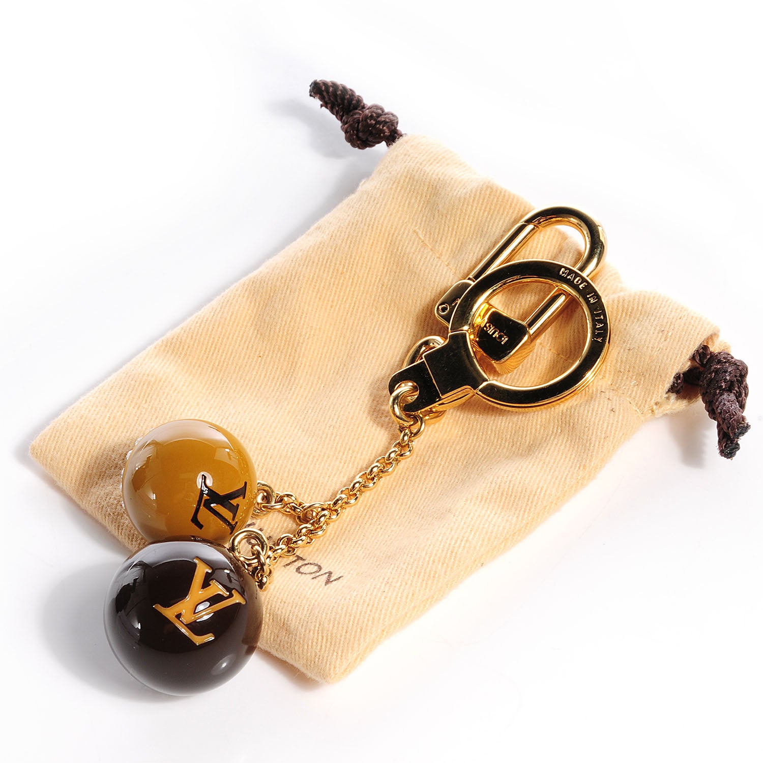 Louis Vuitton Halloween Jack and Lucie Key Cles Brown 5 of 5