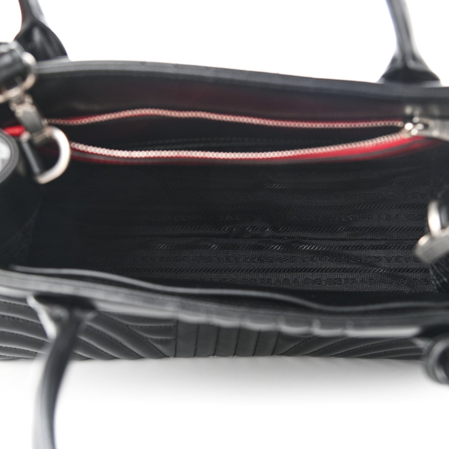 Soft Calfskin Impunture Diagramme Tote Black