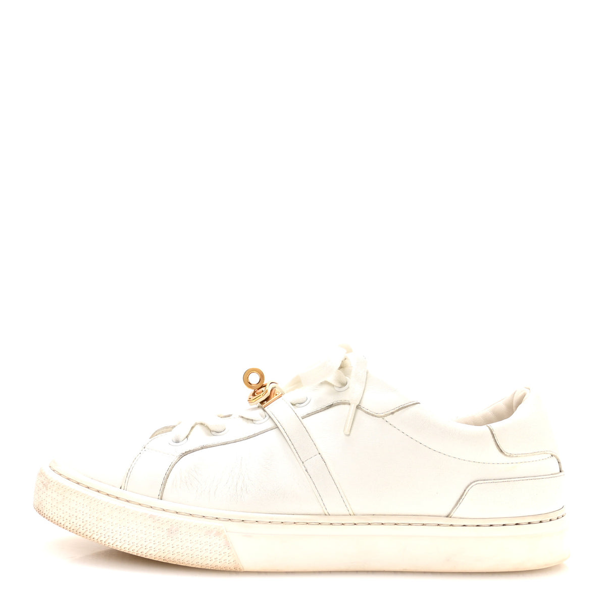 Calfskin Day Sneakers 40 White