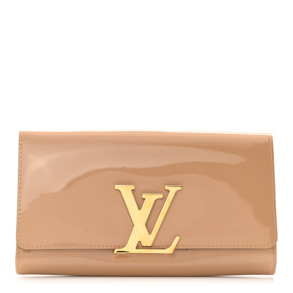Louis Vuitton Patent Neo Sobe Louise Clutch Nude 1 of 9