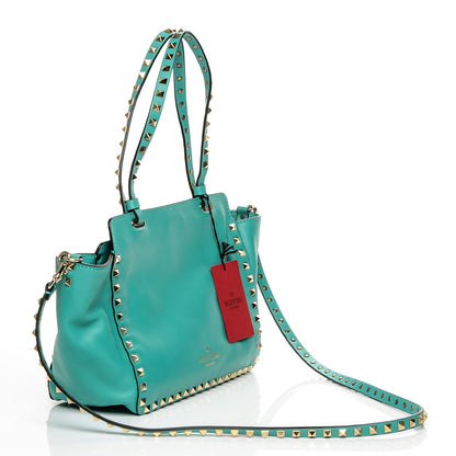 Valentino Garavani Vitello Small Rockstud Tote Colibri 3 of 6