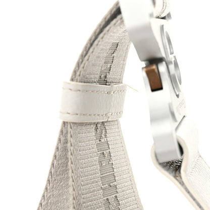 Christian Dior X DANIEL ARSHAM Grained Calfskin Newspaper Print Saddle Bag White 9 of 12