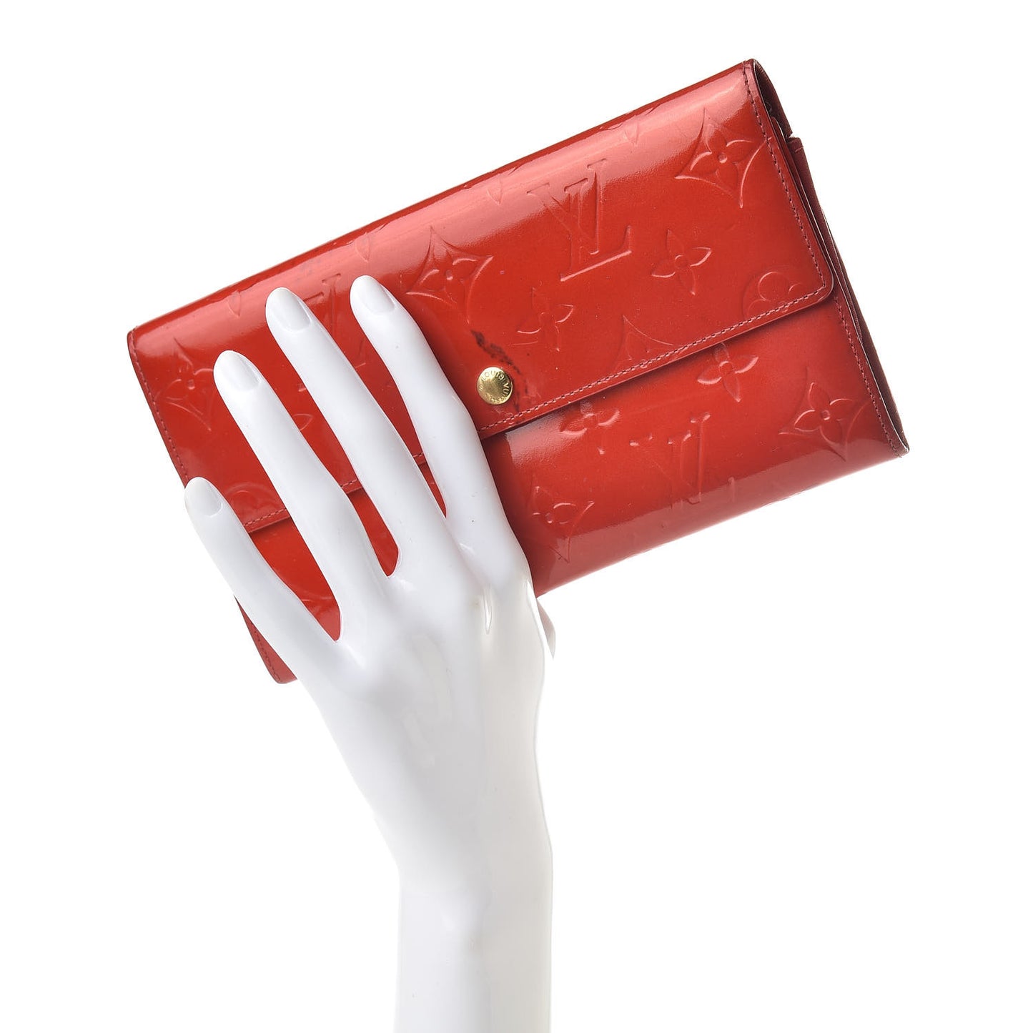 Vernis Sarah Wallet Rouge