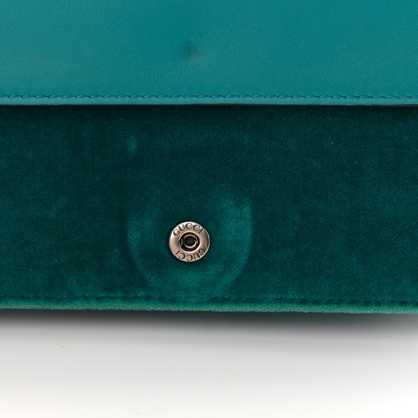 Velvet Super Mini Dionysus Shoulder Bag Pavone Cyan