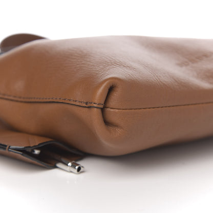 Burberry Calfskin Studded Padlock Messenger Bag Brown 7 of 9