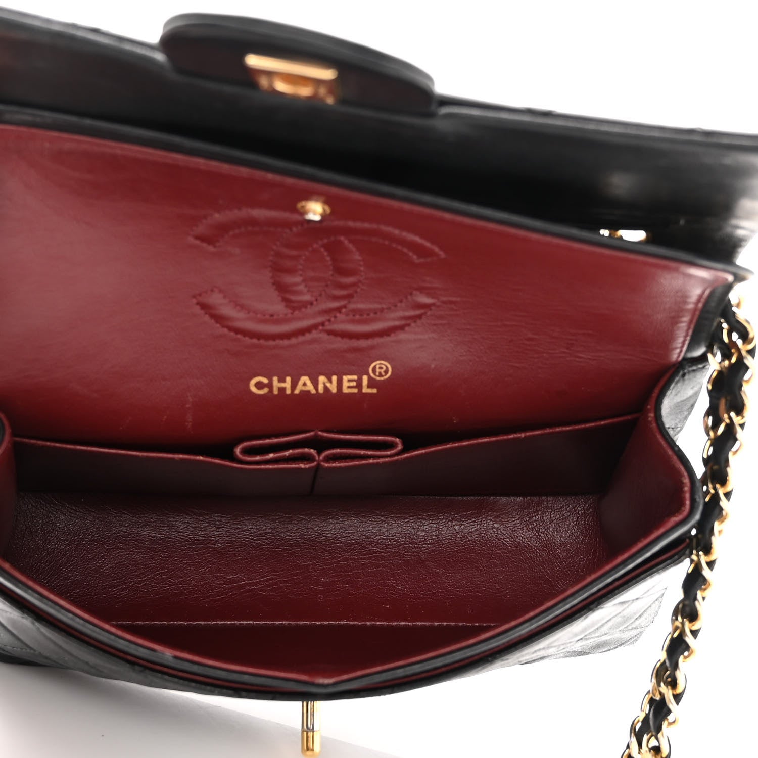 Chanel Lambskin Quilted Small Double Flap Black 5 of 15