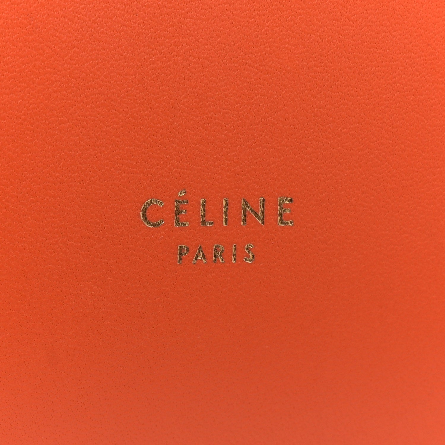 Celine Smooth Calfskin Mini Tri-Color Belt Bag Orange 6 of 13