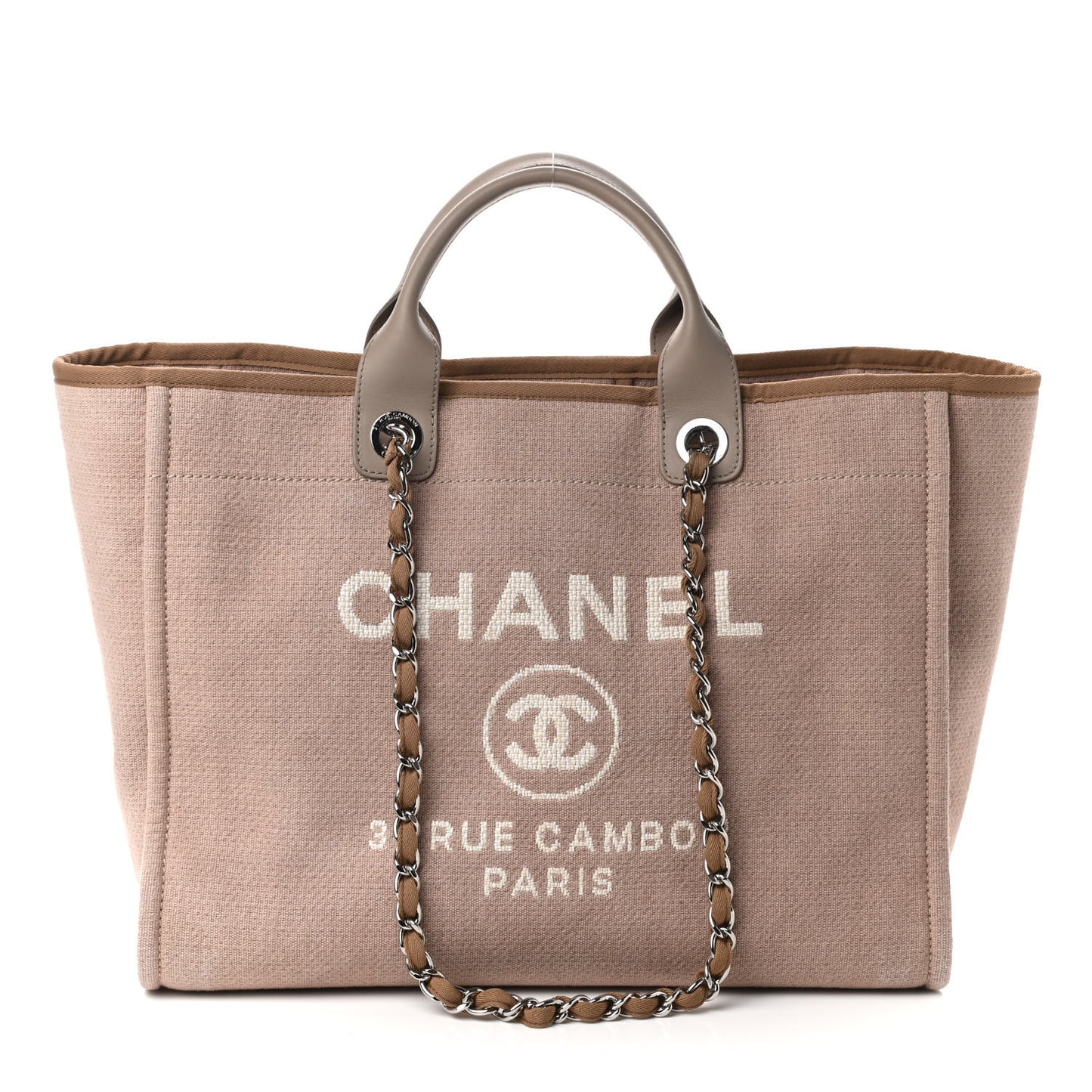Canvas Medium Deauville Tote Ecru