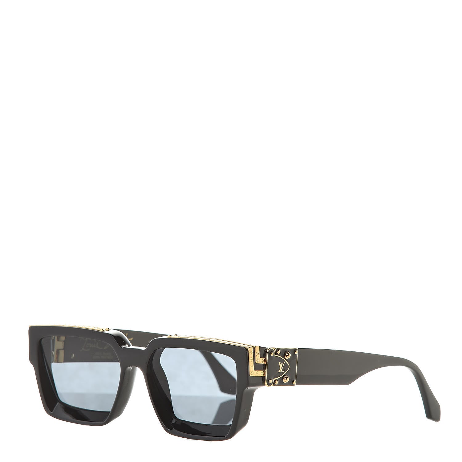Louis Vuitton Acetate 1.1 Millionaires Sunglasses Z1165W Black 1 of 8