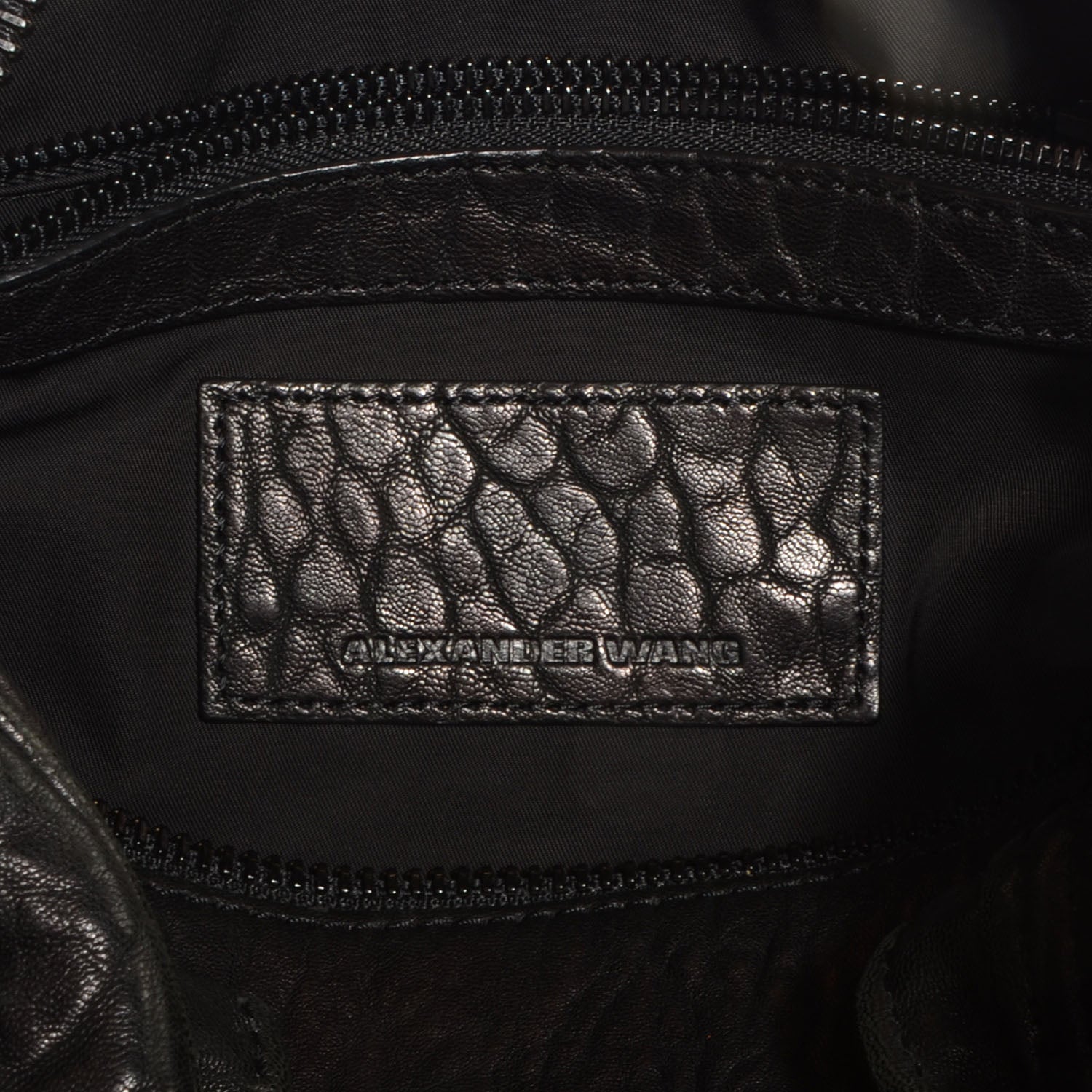 Alexander Wang Leather Rocco w Black Hardware Black 7 of 8