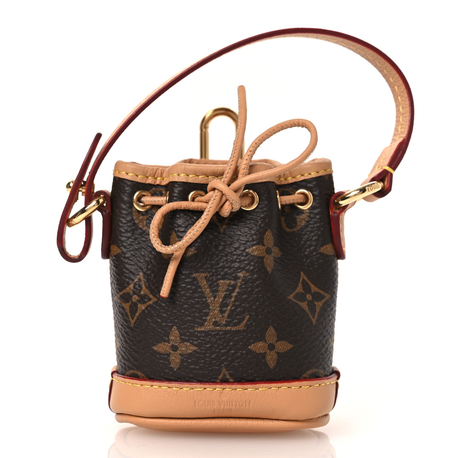 Louis Vuitton Monogram Micro Noe Bag Charm Key Ring 1 of 5