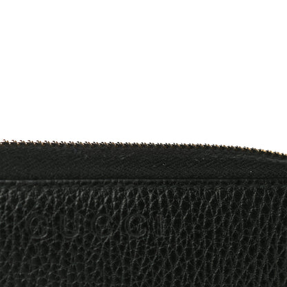 Gucci Pebbled Calfskin Zip Around Wallet Black 13 of 15