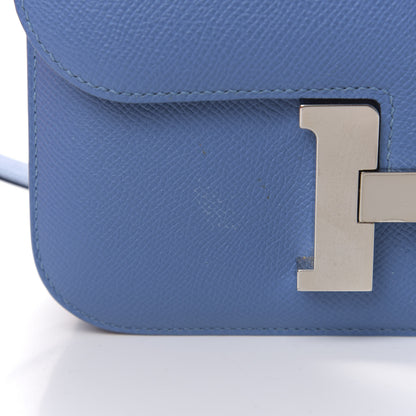 Hermes Epsom Constance 24 Bleu Azur 10 of 13