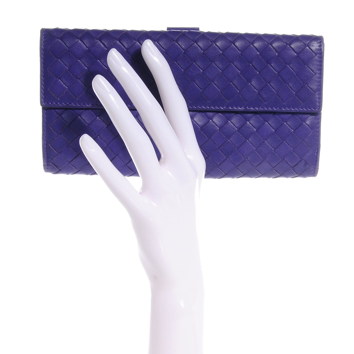 Bottega Veneta Nappa Intrecciato Continental Wallet Anemone 2 of 9