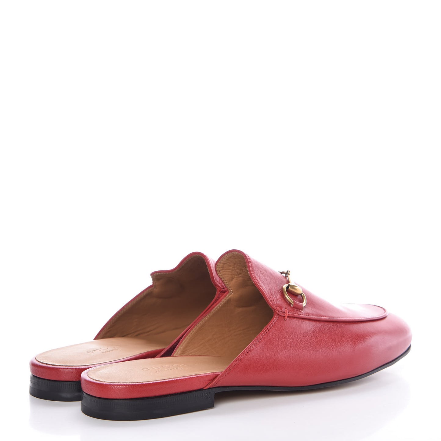 Malaga Kid Womens Princetown Slippers 39.5 Hibiscus Red
