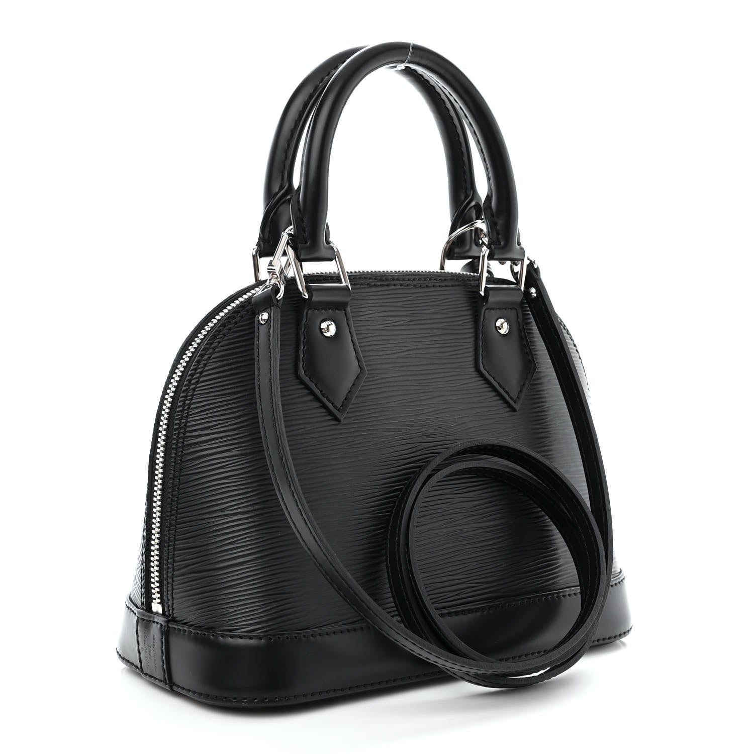Louis Vuitton Epi Alma BB Black 3 of 10
