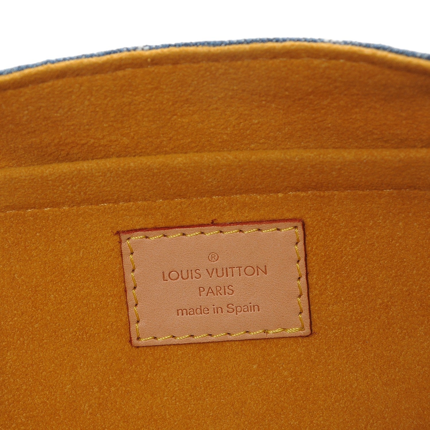 Louis Vuitton Monogram Denim Mini Pleaty Blue 6 of 8