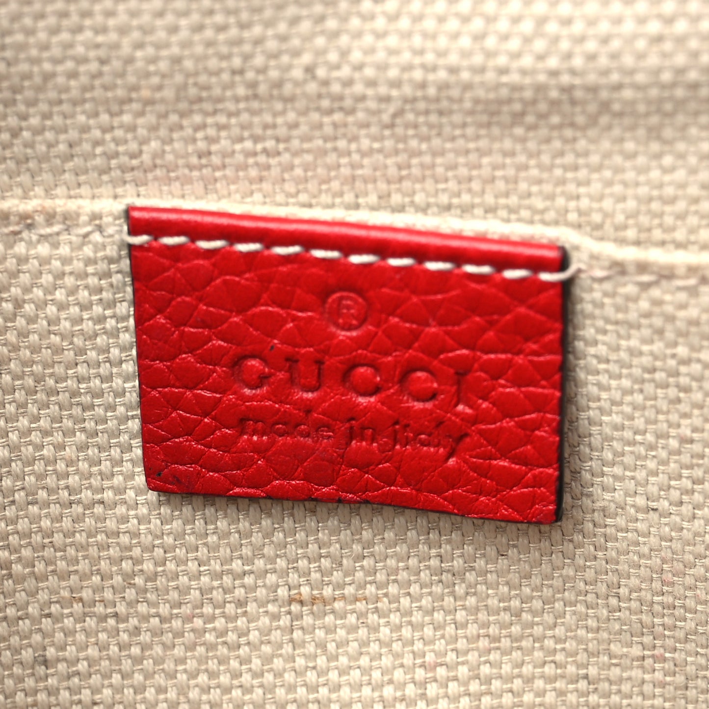 Pebbled Calfskin Small Soho Disco Bag Tabasco Red