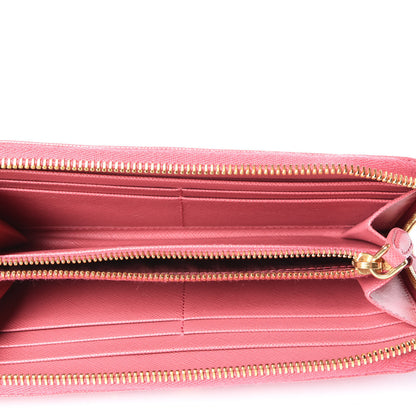 Prada Saffiano Chic Bow Zip Around Wallet Tamaris 4 of 10