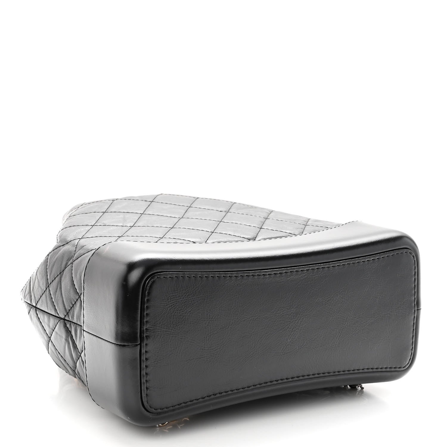 Chanel Aged Calfskin Quilted Gabrielle Backpack Black 4 of 10