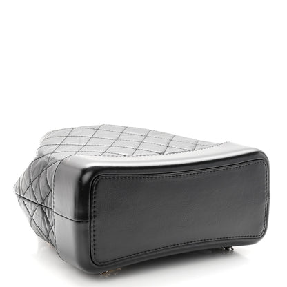 Chanel Aged Calfskin Quilted Gabrielle Backpack Black 4 of 10