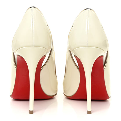 Christian Louboutin Patent PVC Specchio Cosmo 554 100 Pumps 36.5 Snow 4 of 15