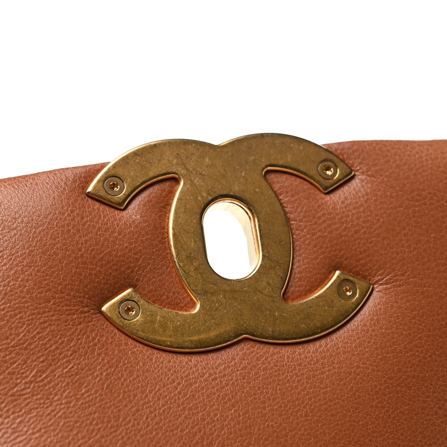 Chanel Lambskin Quilted Medium Chanel 19 Flap Brown 10 of 10