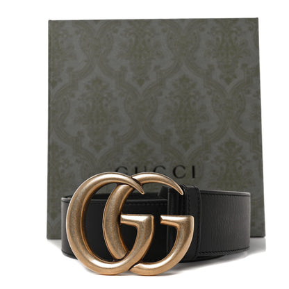 Gucci Calfskin Double G 40mm Belt 70 28 Black 5 of 5