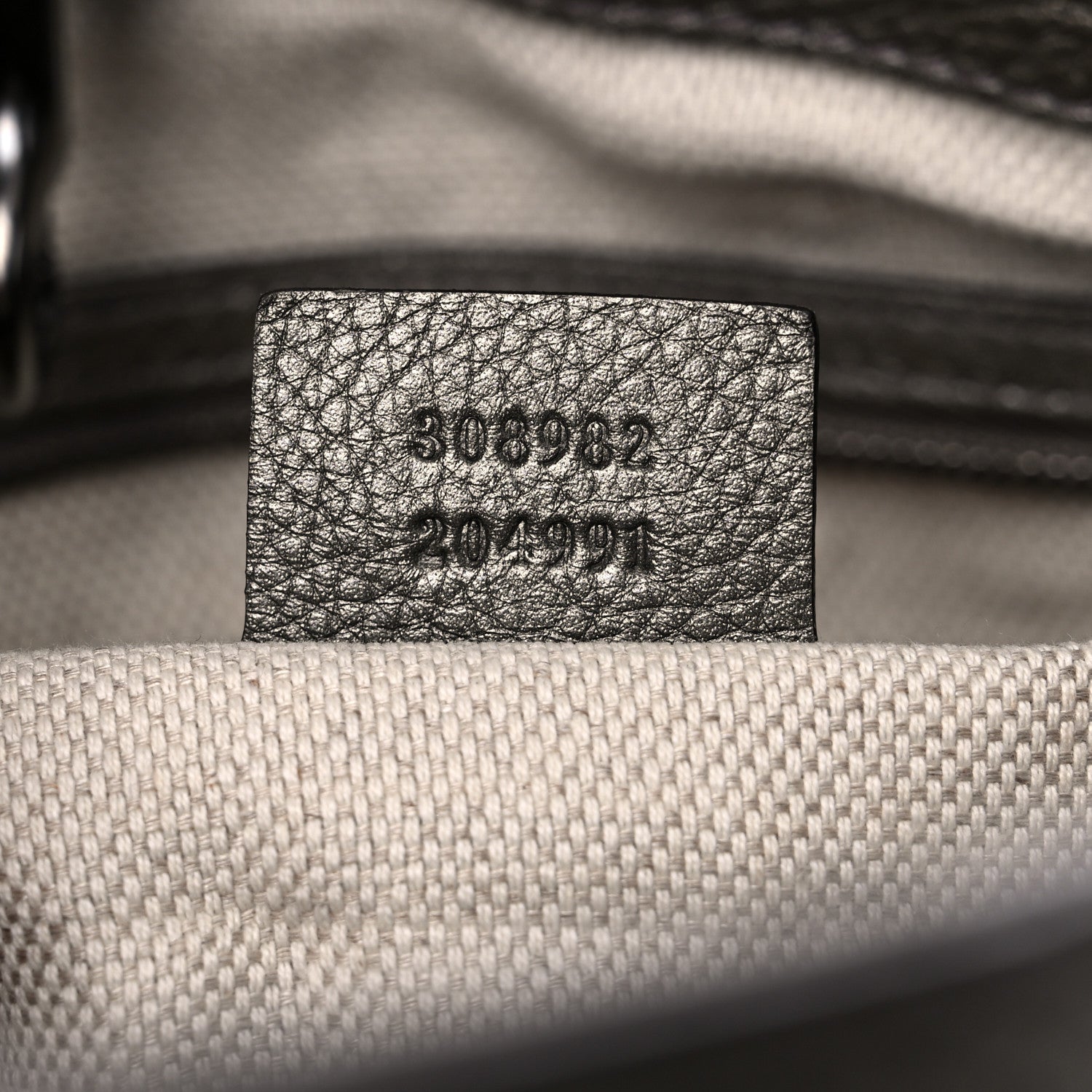 Gucci Metallic Pebbled Calfskin Medium Soho Chain Shoulder Bag Sasso 7 of 17