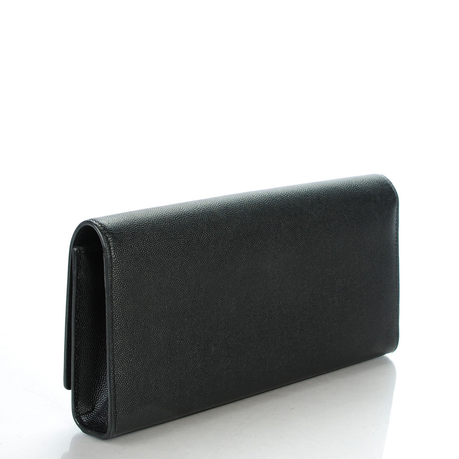 Saint Laurent Grain De Poudre Classic Monogram Clutch Black 3 of 7
