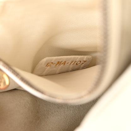 Christian Dior Canyon Grained Lambskin Mini J'Adior Chain Flap Bag White 8 of 9