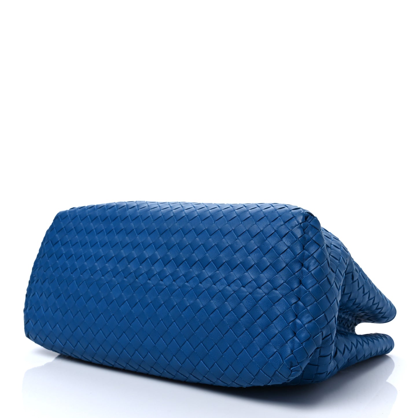 Nappa Intrecciato Medium Tote Cobalt