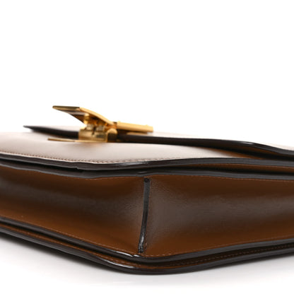 Celine Smooth Calfskin Medium Classic Box Flap Bag Camel 9 of 9