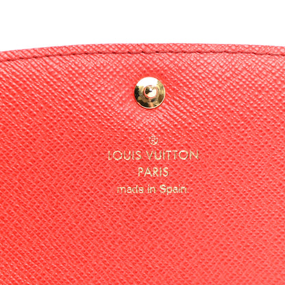 Louis Vuitton Monogram Bloom Flower Emilie Wallet Coquelicot 6 of 8