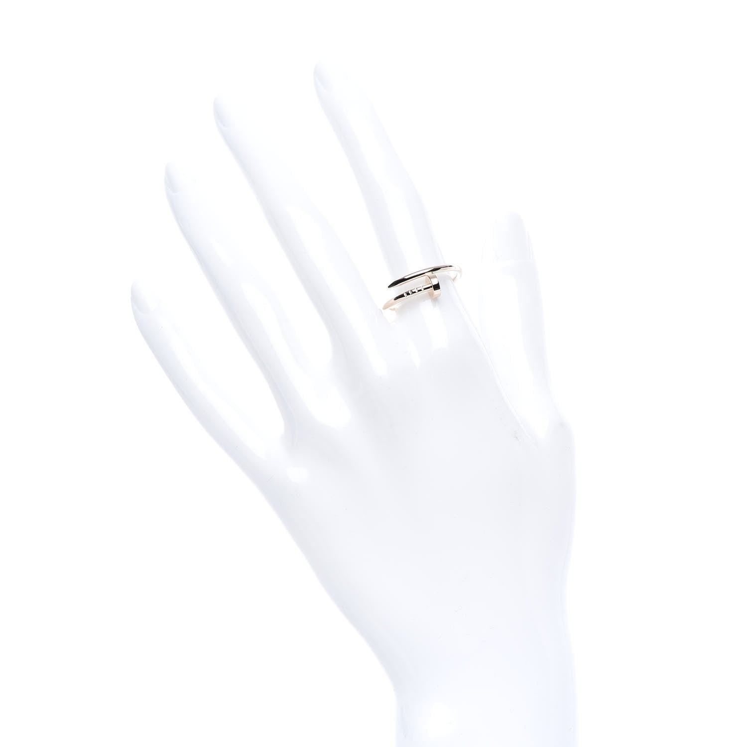 Cartier 18K Pink Gold Small Juste Un Clou Ring 55 7.25 2 of 5