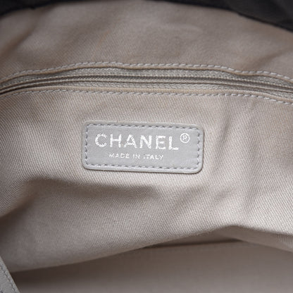 Chanel Caviar Quilted CC Shopping Tote Black 6 of 11