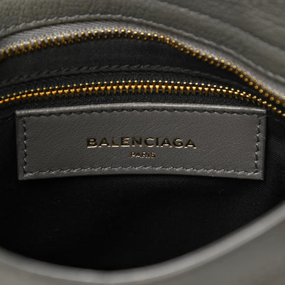 Balenciaga Chevre Gold Metallic Edge Hardware Mini City Gris Acier 6 of 11