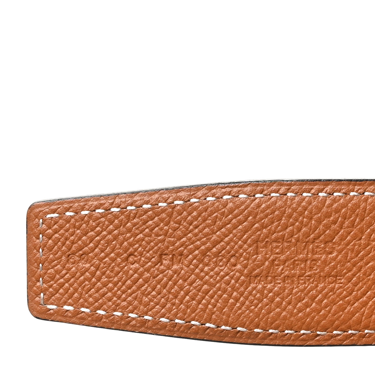 Hermes Epsom 32mm H Belt 80 32 Rouge H Gold 5 of 6