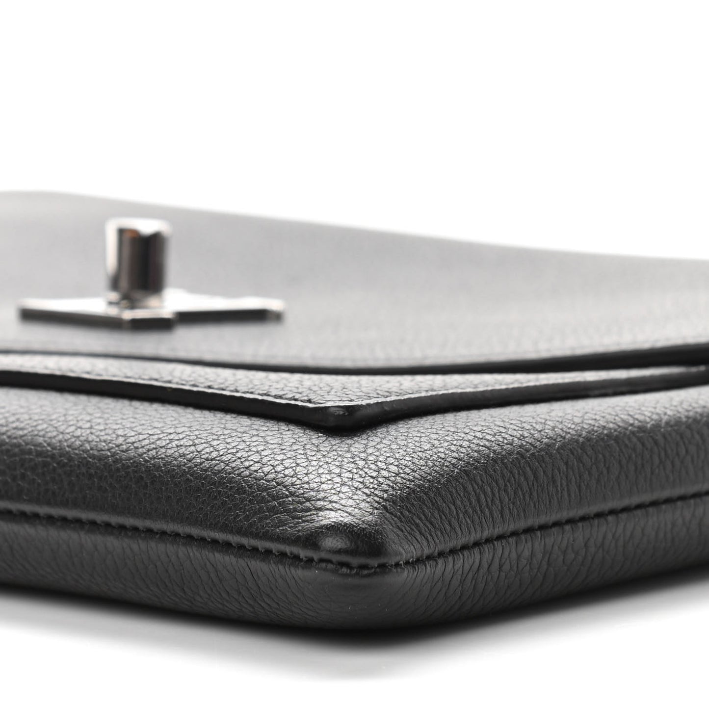 Soft Calfskin My Lockme Pochette Black