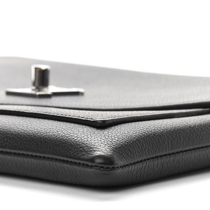 Louis Vuitton Soft Calfskin My Lockme Pochette Black 9 of 10