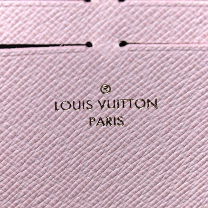 Louis Vuitton Damier Ebene Zippy Wallet Rose Ballerine 6 of 11