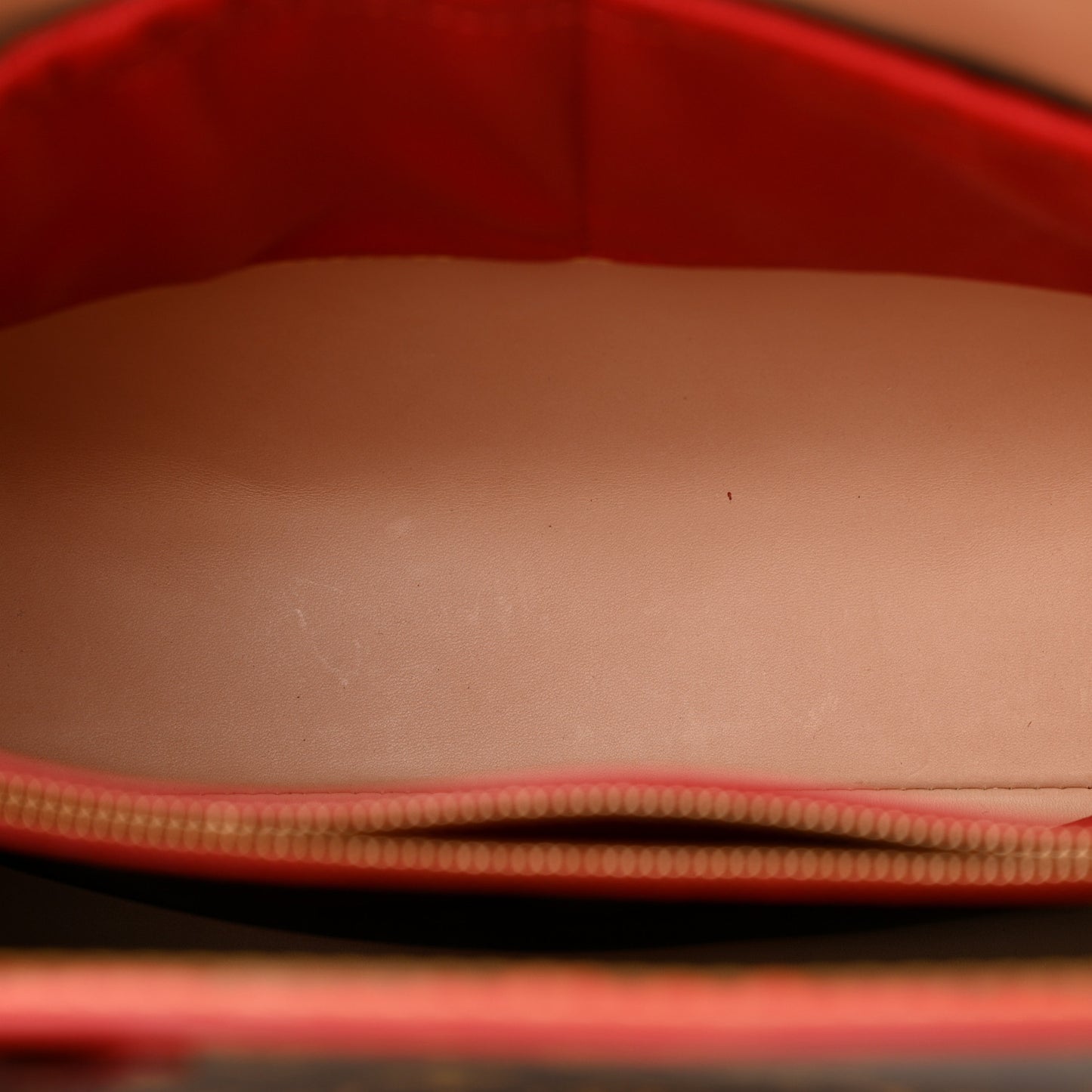 Monogram Calf Hair Spikes Iconoclasts Christian Louboutin Tote Red