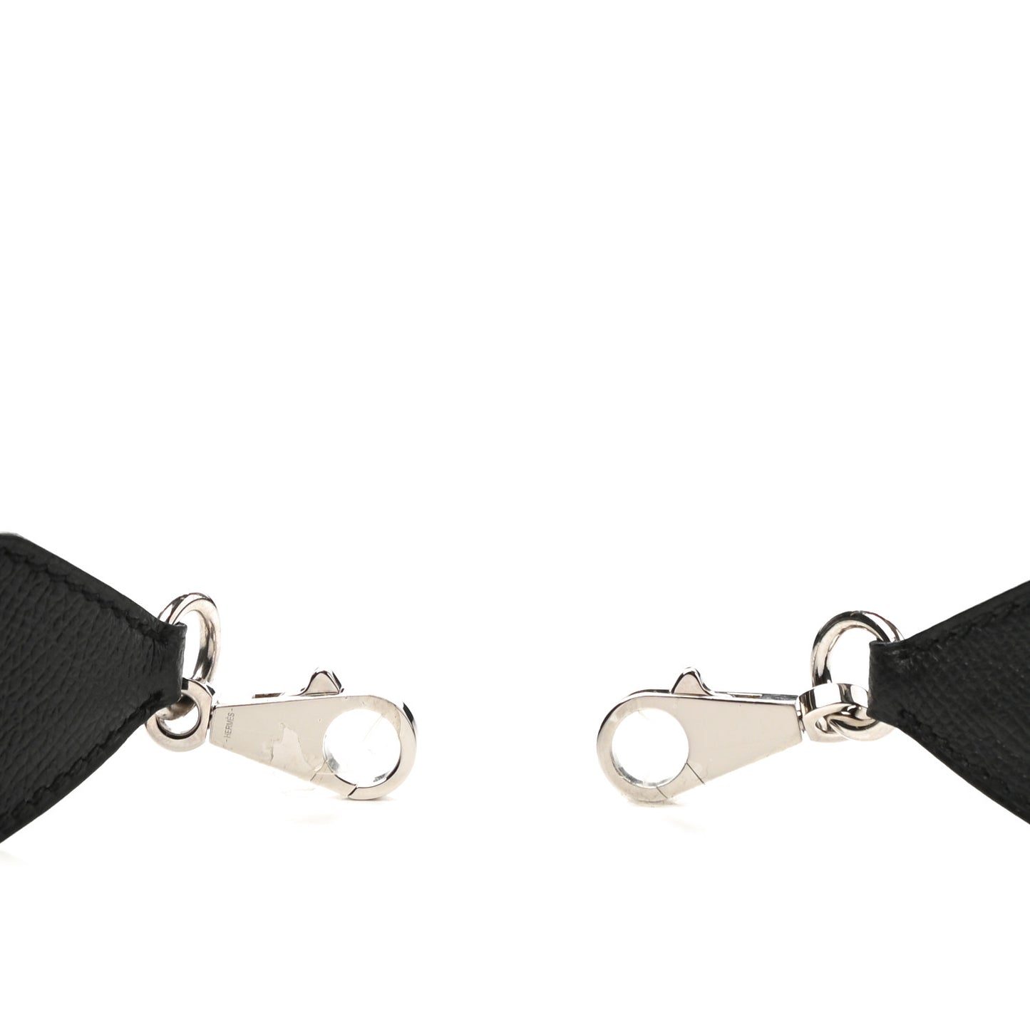 Epsom 40mm Mousquetons Tressage Shoulder Strap Black Lime Malachite