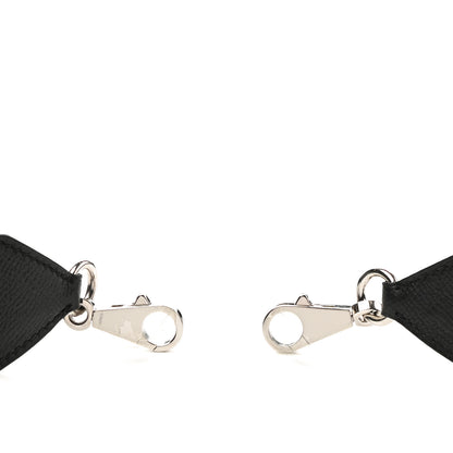 Hermes Epsom 40mm Mousquetons Tressage Shoulder Strap Black Lime Malachite 5 of 6