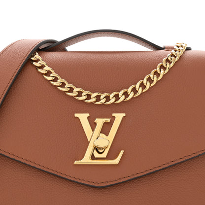 Louis Vuitton Grained Calfskin Lockme Oxford Cognac 7 of 11