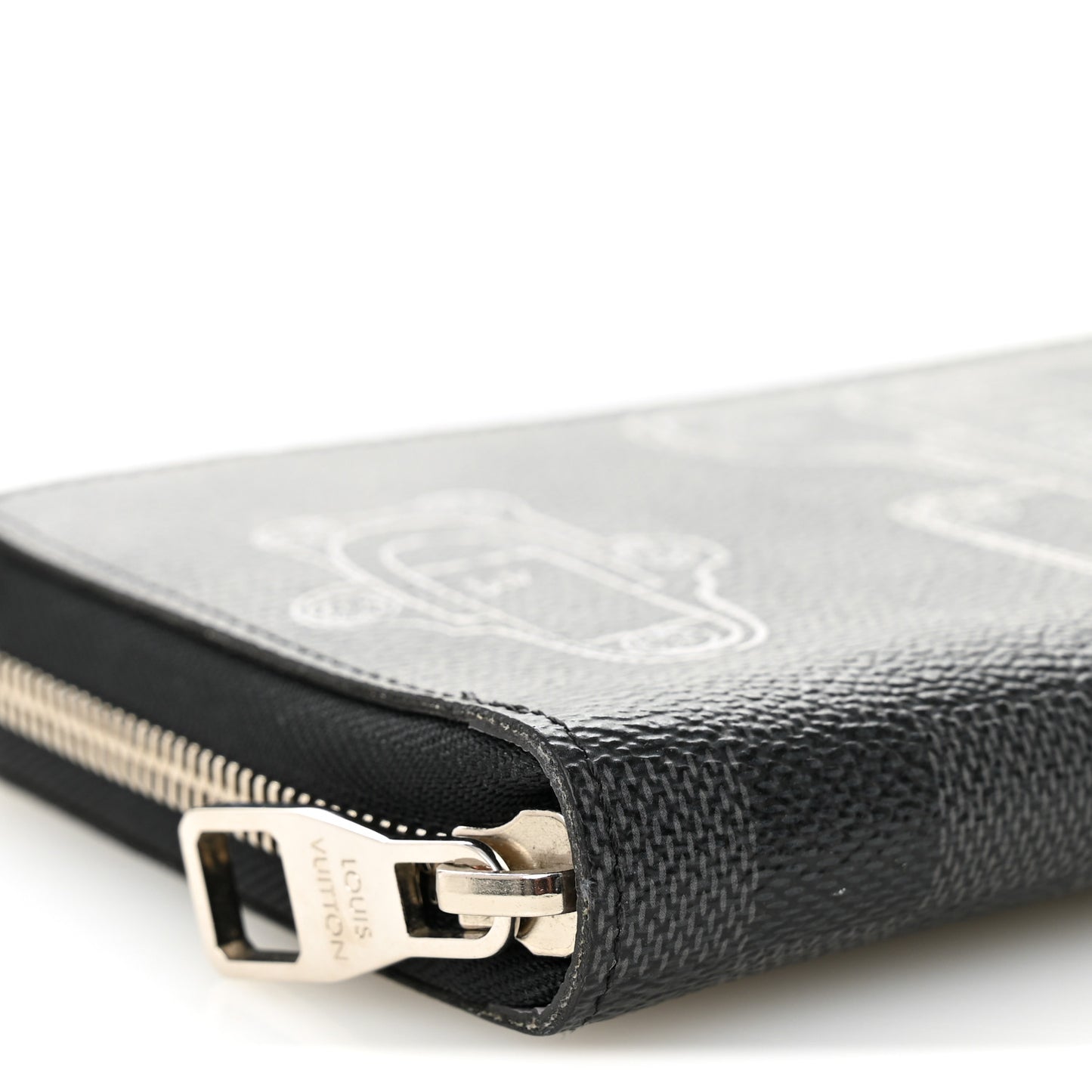 Damier Graphite Trunks and Locks Zippy Organizer Wallet